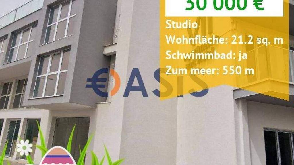 Studio zum Kauf provisionsfrei 30.000 € 1 Zimmer 21 m² 1. Geschoss Saint Vlas