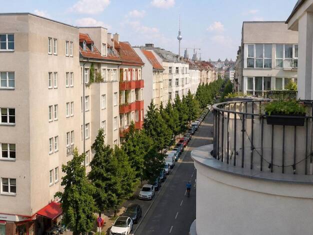Wohnung zum Kauf provisionsfrei 349.000 € 2 Zimmer 49,2 m² 5. Geschoss Rigaer Straße 67 Friedrichshain Friedrichshain-Kreuzberg 10247