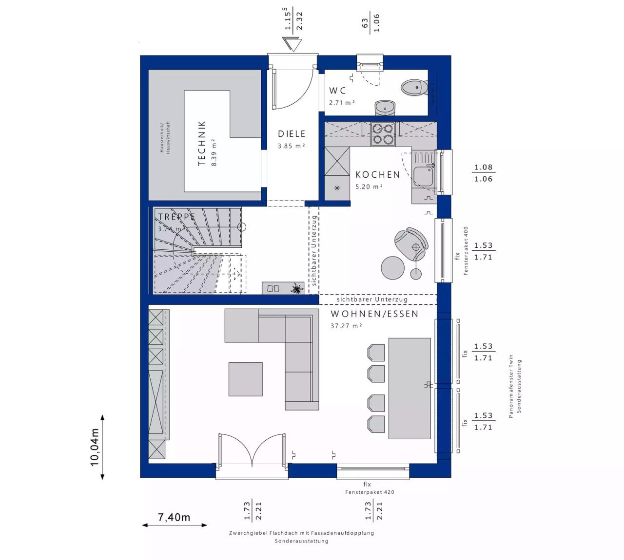 Doppelhaushälfte zum Kauf 555.000 € 5 Zimmer 122 m²<br/>Wohnfläche 735 m²<br/>Grundstück Kunreuth Kunreuth 91358