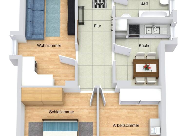 Wohnung zur Miete 520 € 3 Zimmer 65 m²<br/>Wohnfläche 01.07.2025<br/>Verfügbarkeit Hänigsen Uetze 31311