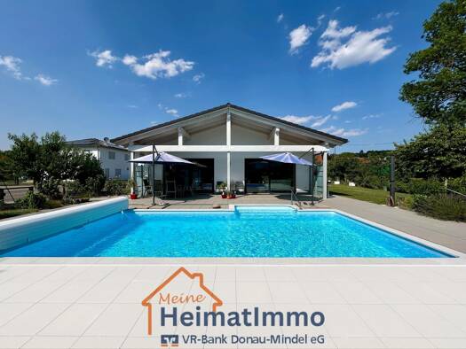 Bungalow zum Kauf 683.000 € 4 Zimmer 156 m² 858 m² Grundstück Zöschingen 89447
