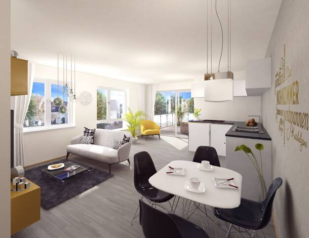 Wohnung zum Kauf provisionsfrei 272.500 € 2 Zimmer 59,2 m² 1. Geschoss Bachstraße     WE 4 Obersontheim Obersontheim 74423