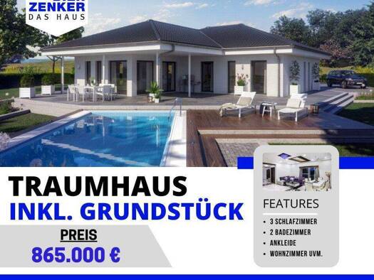 Bungalow zum Kauf 865.000 € 4 Zimmer 135 m² 462 m² Grundstück Kollmarsreute Emmendingen 79312