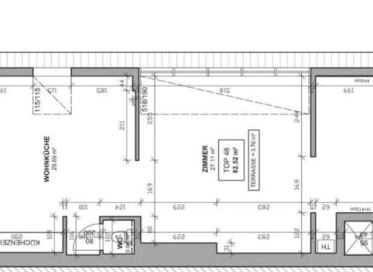 Wohnung zum Kauf 500.000 € 2 Zimmer 82,5 m² Wien 1020