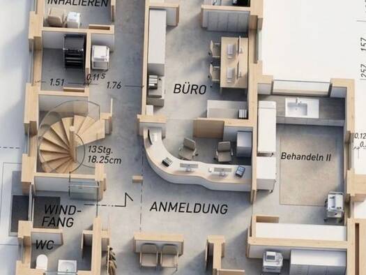 Büro zur Miete provisionsfrei 1.250 € 8,5 Zimmer 121 m² Bürofläche Oberaden Bergkamen 59192