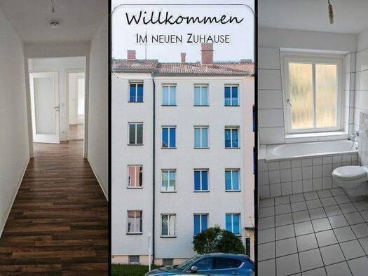 Wohnung zur Miete 285 € 2 Zimmer 52,3 m² 1. Geschoss frei ab sofort Lutherstraße 19 Lutherviertel Chemnitz 09126
