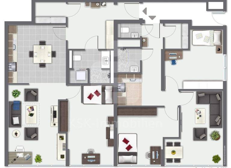 Wohnung zum Kauf 450.000 € 6 Zimmer 137,7 m² 1. Geschoss Junkersdorf Köln 50858