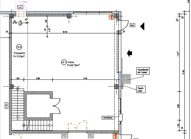 Büro-/Praxisfläche zur Miete provisionsfrei 7,70 € 3 Zimmer 306 m²<br/>Bürofläche Handwerkerstr. Dahlwitz-Hoppegarten Hoppegarten 15366