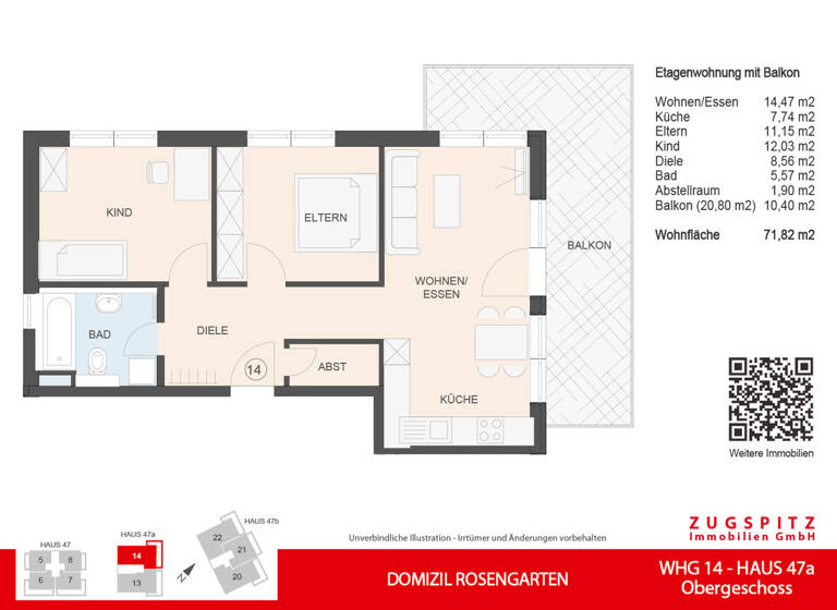 Wohnung zum Kauf 886.000 € 3 Zimmer 71,8 m²<br/>Wohnfläche EG<br/>Geschoss Garmisch Garmisch-Partenkirchen 82467