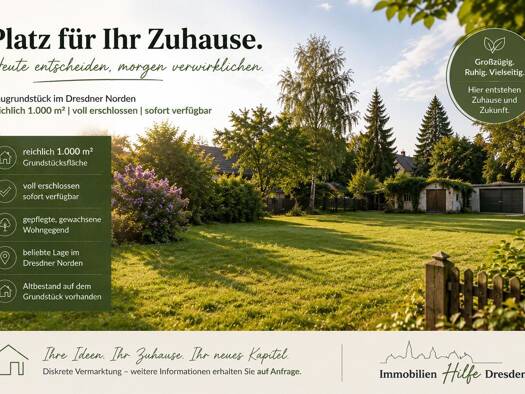 Grundstück zum Kauf 280.200 € 1.000 m² Grundstück Langebrück Ortschaft Langebrück 01465