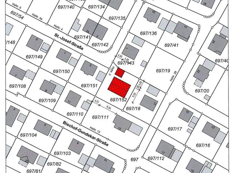 Grundstück zum Kauf provisionsfrei 250.000 € 738 m² Grundstück Baugenehmigung vorhanden St.-Josef-Straße 3 Deining 92364