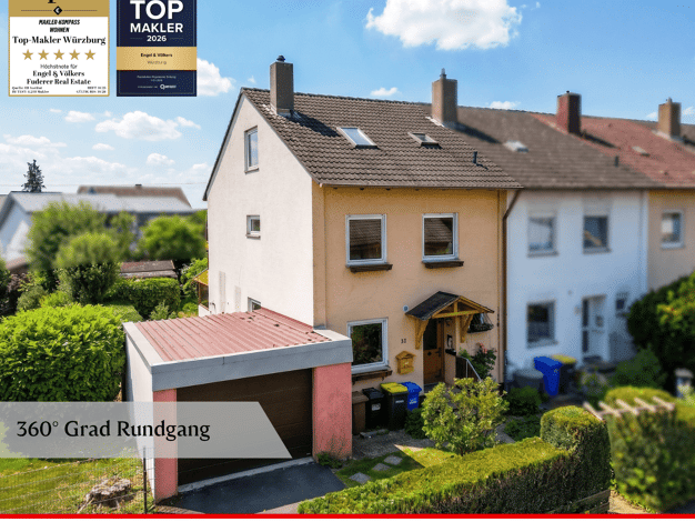 Reihenendhaus zum Kauf 340.000 € 6 Zimmer 132,7 m² 306 m² Grundstück Giebelstadt Giebelstadt 97232