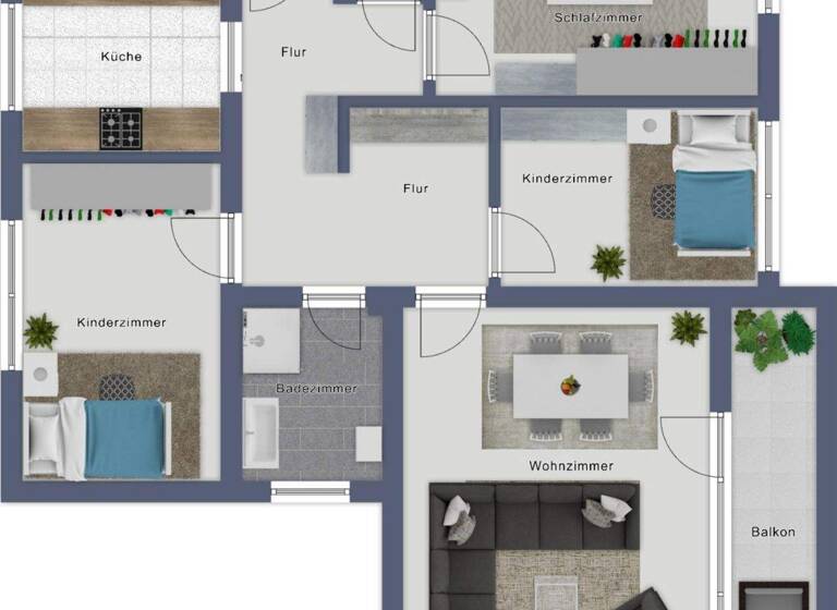 Wohnung zum Kauf 199.000 € 4 Zimmer 90 m² 1. Geschoss Egestorf Barsinghausen 30890