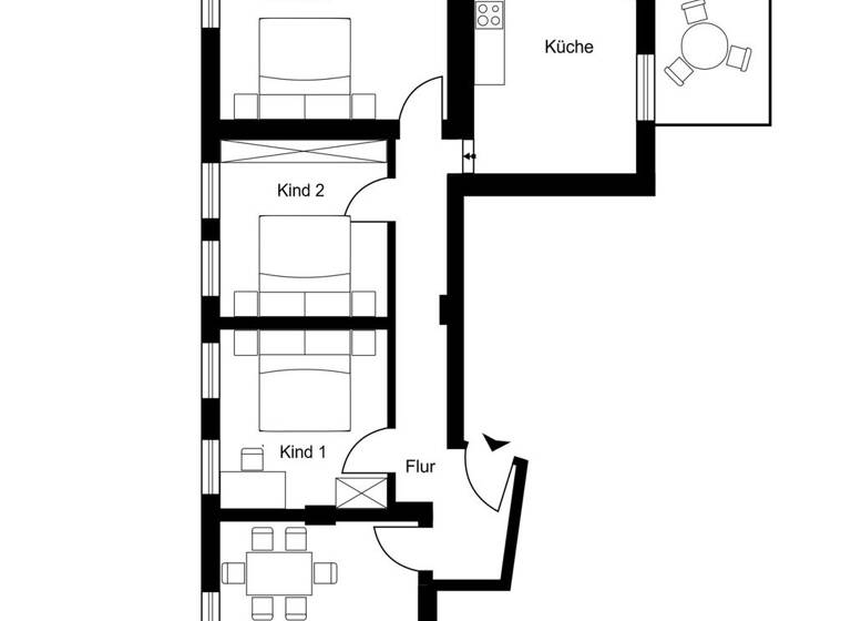 Wohnung zum Kauf 279.000 € 4,5 Zimmer 113,5 m² 1. Geschoss Innenstadt Bochum 44879