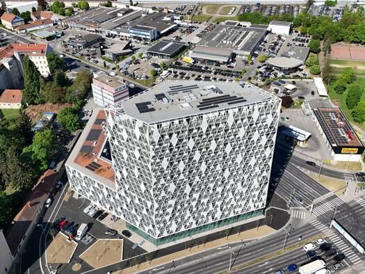 Wohnung zur Miete - Erstbezug 1.006 € 3 Zimmer 73,6 m² 13. Geschoss Kärntner Straße 1 Gries Graz 8020