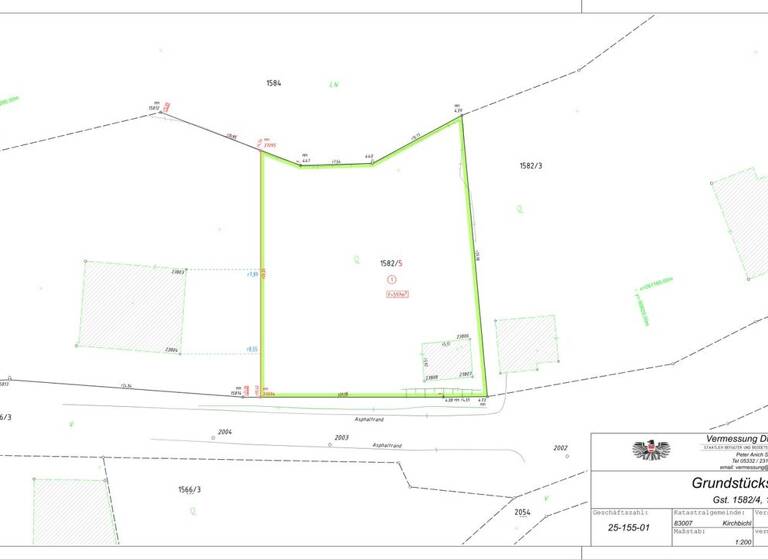 Grundstück zum Kauf 299.000 € 597 m² Grundstück Kirchbichl 6322