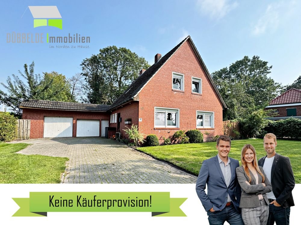 Einfamilienhaus zum Kauf 225.000 € 4 Zimmer 120 m²<br/>Wohnfläche 832 m²<br/>Grundstück Neuefehn Neukamperfehn 26835