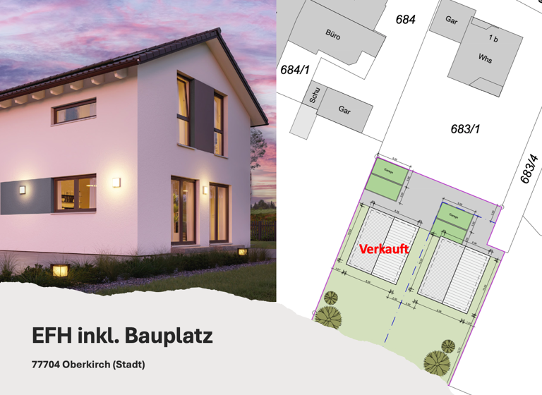 Einfamilienhaus zum Kauf provisionsfrei 579.714 € 5 Zimmer 119,1 m² 419 m² Grundstück Oberkirch 77704