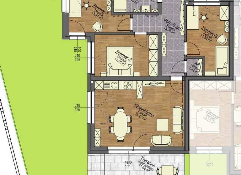 Wohnung zum Kauf 319.990 € 4 Zimmer 85 m² EG Bad Gams 8524