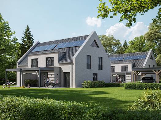 Doppelhaushälfte zum Kauf - Erstbezug provisionsfrei 599.000 € 4,5 Zimmer 135 m² 592 m² Grundstück Sültenkamp 4-4c Wörme Handeloh 21256