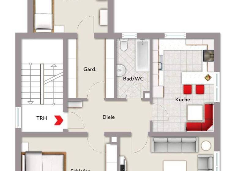 Wohnung zum Kauf 199.000 € 3,5 Zimmer 104 m² 1. Geschoss Blankenbach 63825