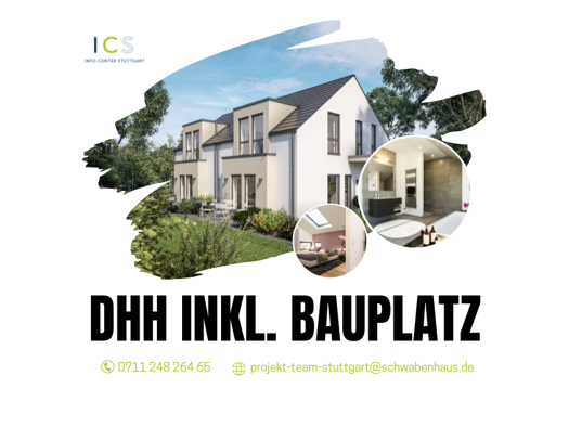 Doppelhaushälfte zum Kauf provisionsfrei 770.181 € 5 Zimmer 124 m² 250 m² Grundstück Uhlbach Stuttgart 70329