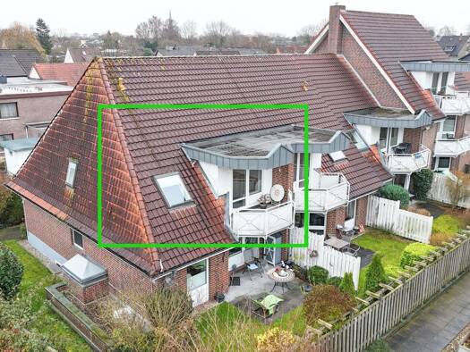 Wohnung zur Miete 650 € 2 Zimmer 55,5 m² 1. Geschoss frei ab 15.06.2026 Staakenweg 50 Eversten Oldenburg 26131