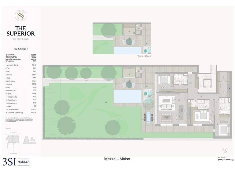 Wohnung zum Kauf - Erstbezug 3.499.000 € 4 Zimmer 225,4 m² EG Leschetitzkygasse 91 Wien 1180