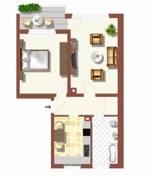 Wohnung zur Miete 562 € 2 Zimmer 61,8 m²<br/>Wohnfläche 2.<br/>Geschoss 11.12.2024<br/>Verfügbarkeit Ortelweg 1 Leithe Essen 45307