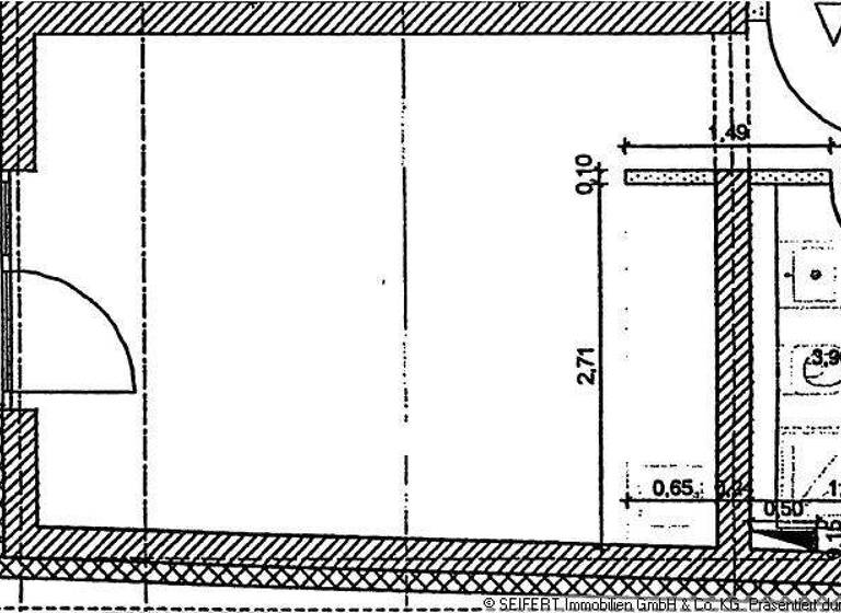 Studio zur Miete 340 € 1 Zimmer 25 m² 1. Geschoss frei ab sofort Baluschekstr. 14 Löbtau-Nord Dresden 01159