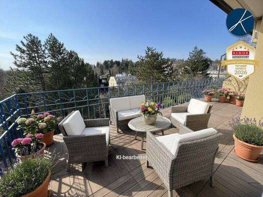 Terrassenwohnung zur Miete 2.300 € 4 Zimmer 131,6 m² 3. Geschoss Wien 1190