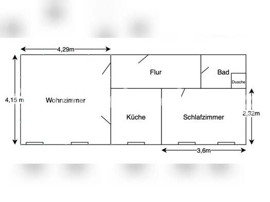 Wohnung zur Miete Tauschwohnung 350 € 2 Zimmer 42 m² 1. Geschoss Gohlis-Süd Leipzig 04155