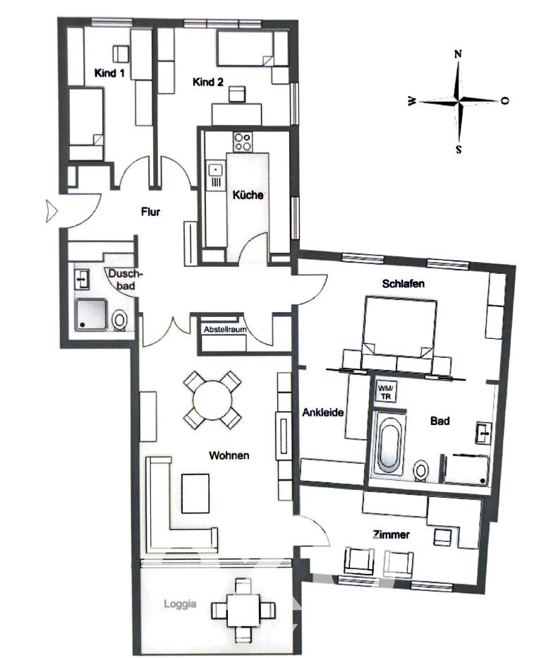 Wohnung zum Kauf 1.900.000 € 5 Zimmer 134 m²<br/>Wohnfläche 1.<br/>Geschoss Altstadt Frankfurt am Main 60311