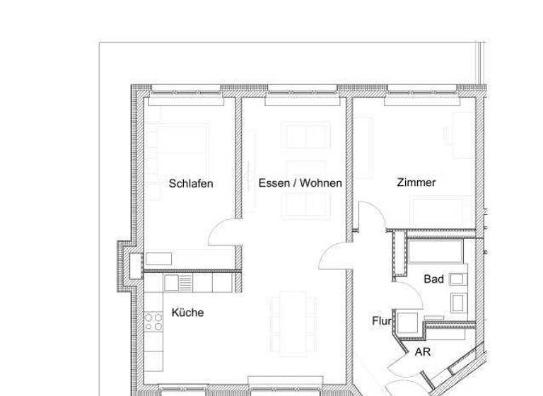 Wohnung zur Miete 1.440 € 3 Zimmer 106,6 m² Goltzstraße 49 Spandau Berlin 13587