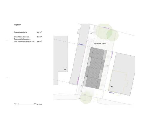 Grundstück zum Kauf provisionsfrei 450.000 € 587 m² Grundstück frei ab sofort Richeystraße 38 Bramfeld Hamburg 22309