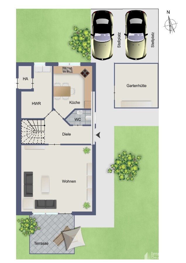 Doppelhaushälfte zum Kauf 345.000 € 5 Zimmer 120 m²<br/>Wohnfläche 290 m²<br/>Grundstück Körbecke Möhnesee-Körbecke 59519