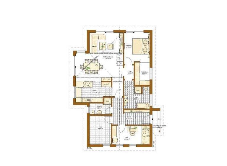 Bungalow zum Kauf provisionsfrei 495.000 € 3 Zimmer 111 m² 586 m² Grundstück Niederstetten 97996