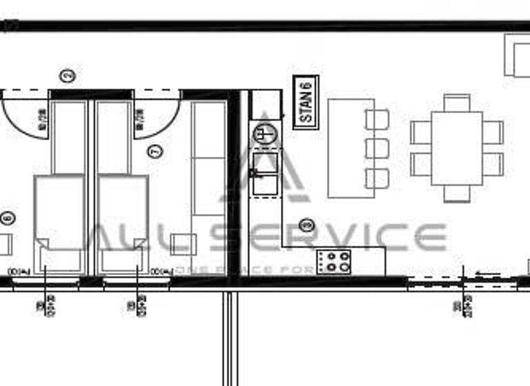 Wohnung zum Kauf 330.000 € 3 Zimmer 76 m² 1. Geschoss Kastel Luksic, Kastela Kastela