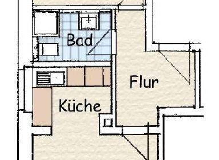 Wohnung zur Miete 330 € 2 Zimmer 46,5 m² EG Henselstraße 8 Kamenz 01917