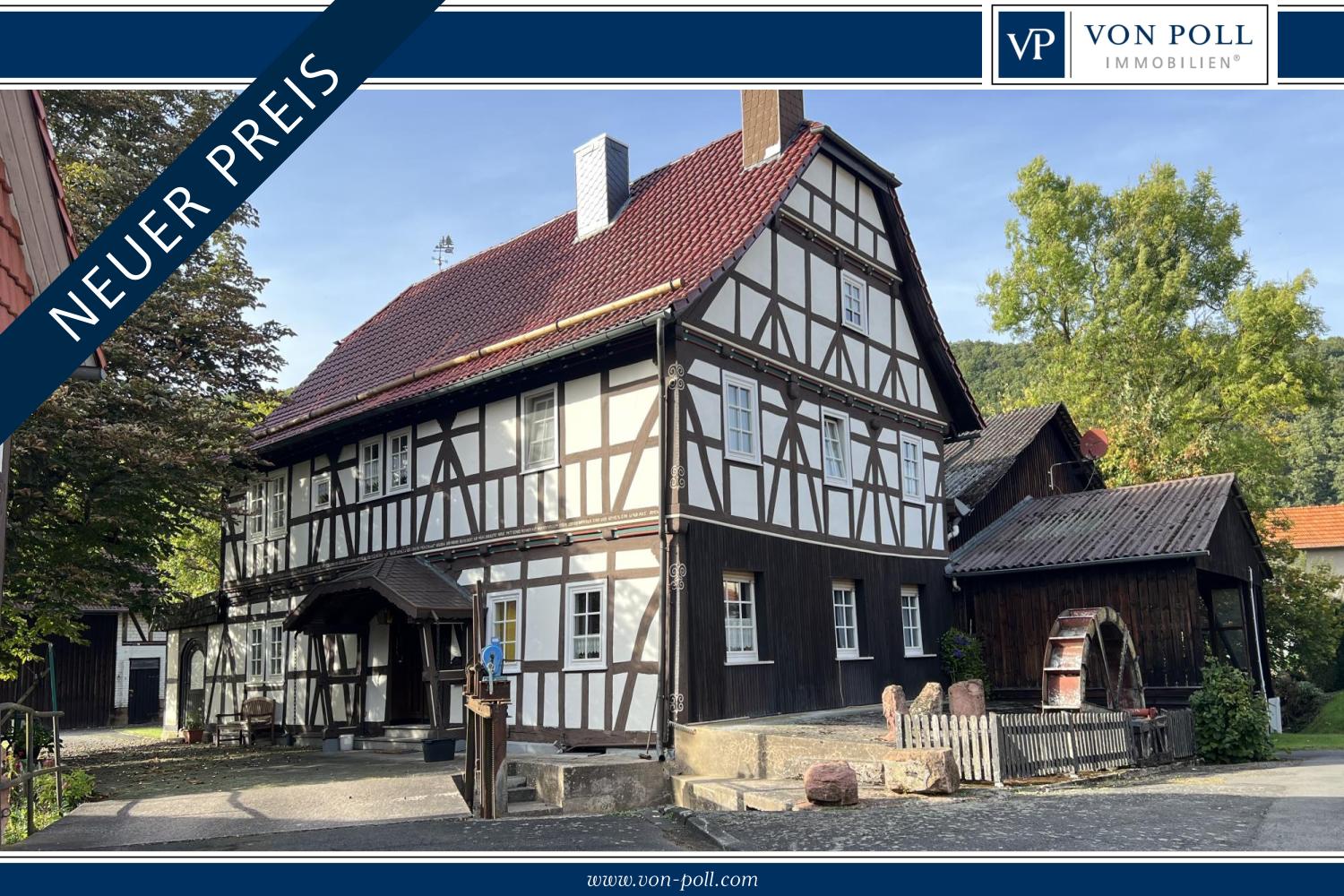 Bauernhaus zum Kauf 330.000 € 9 Zimmer 203 m²<br/>Wohnfläche 4.600 m²<br/>Grundstück Heyerode Sontra / Wichmannshausen 36205