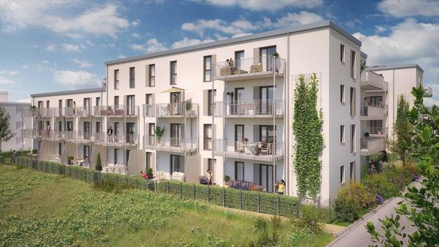 Wohnung zum Kauf - Neubau provisionsfrei 401.209 € 3 Zimmer 72 m² 1. Geschoss frei ab sofort Van-Gogh-Straße Kornburg / Worzeldorf Nürnberg 90455