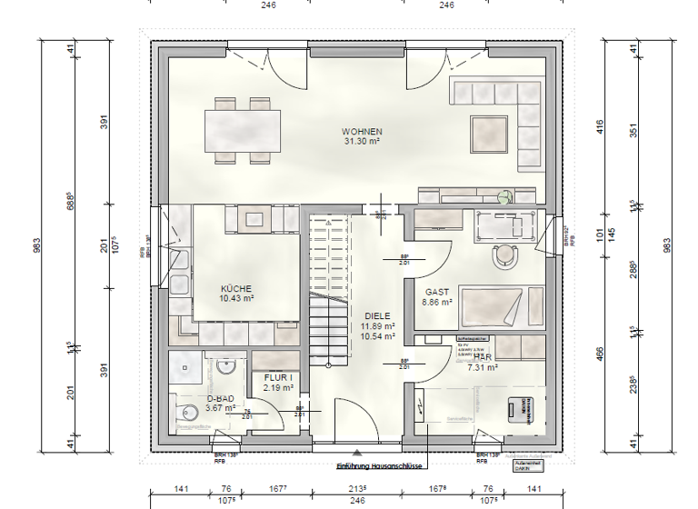 Einfamilienhaus zum Kauf provisionsfrei 690.000 € 6 Zimmer 148 m² 424 m² Grundstück Leunisweg 8a Kirchrode Hannover 30559