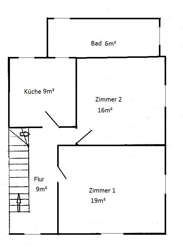 Wohnung zur Miete 600 € 4 Zimmer 86 m²<br/>Wohnfläche 1.<br/>Geschoss ab sofort<br/>Verfügbarkeit Karl-Marx-Str.28 Krumpa Braunsbedra 06242