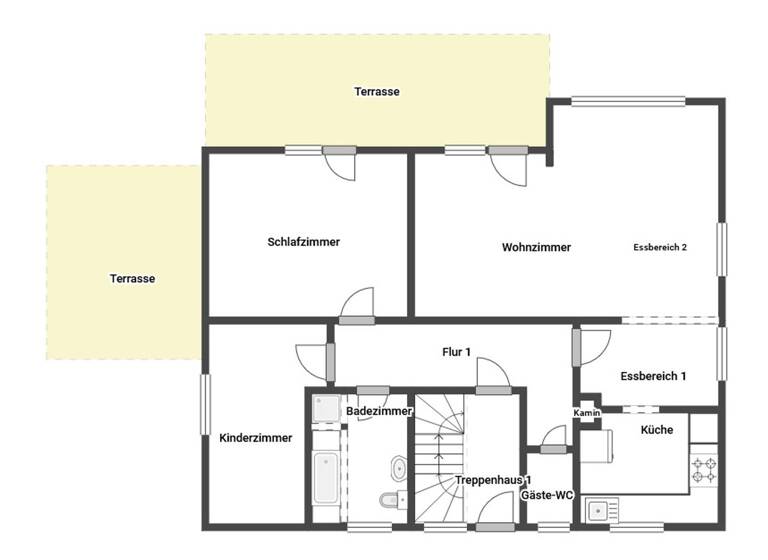 Mehrfamilienhaus zum Kauf als Kapitalanlage geeignet 779.000 € 5 Zimmer 160 m² 528,3 m² Grundstück Wolfschlugen 72649