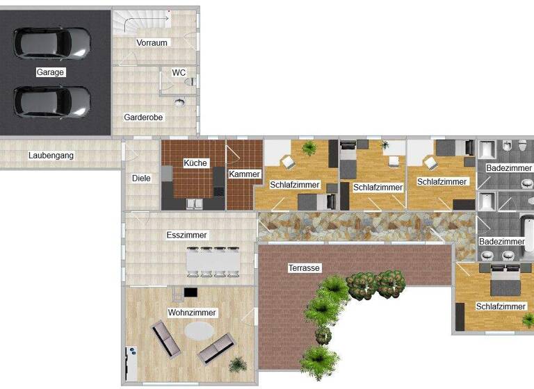 Haus zum Kauf 638.500 € 5 Zimmer 200 m² 1.188 m² Grundstück Mettenheim-Hart Mettenheim / Hart 84562