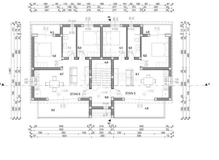 Wohnung zum Kauf 224.028 € 3 Zimmer 62 m² 2. Geschoss Povljana