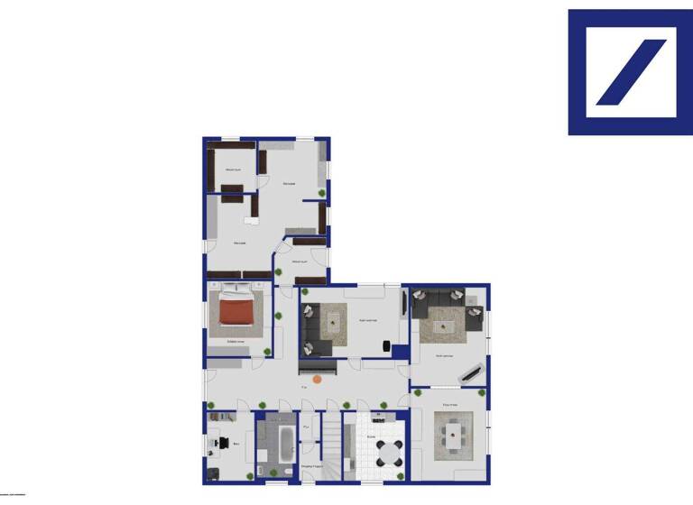 Mehrfamilienhaus zum Kauf 399.000 € 9 Zimmer 210 m² 1.098 m² Grundstück frei ab sofort Ganderkesee 27777