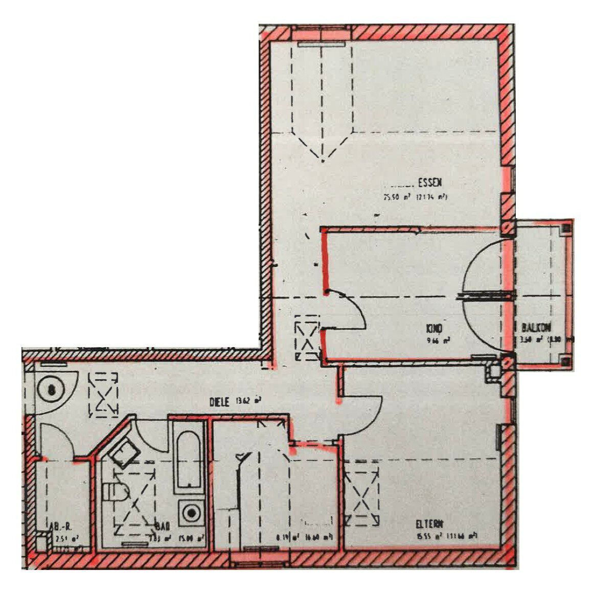 Wohnung zur Miete 710 € 3 Zimmer 81 m²<br/>Wohnfläche Rosenheim