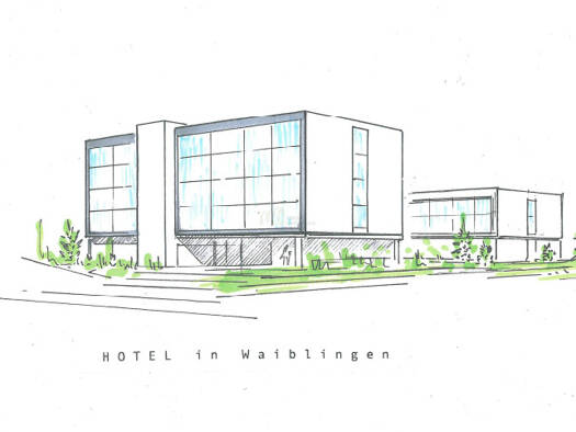 Hotel zum Kauf 75 Zimmer 100 Betten 200 m² Gastrofläche 1.705 m² Grundstück Waiblingen 71332