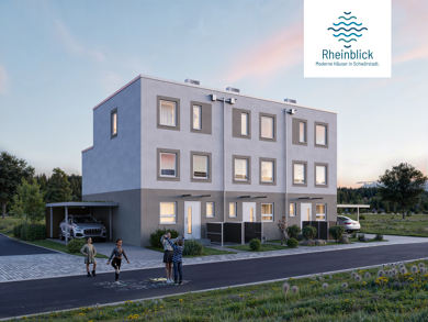 Reihenendhaus zum Kauf - Neubau provisionsfrei 579.000 € 5 Zimmer 133 m² 230 m² Grundstück Rheinbadstraße Schwörstadt Schwörstadt 79739